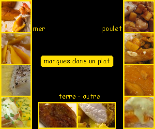 lien recette de mangues dans un plat